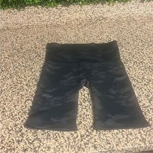 Black Camouflage Spanx Shaper Shorts